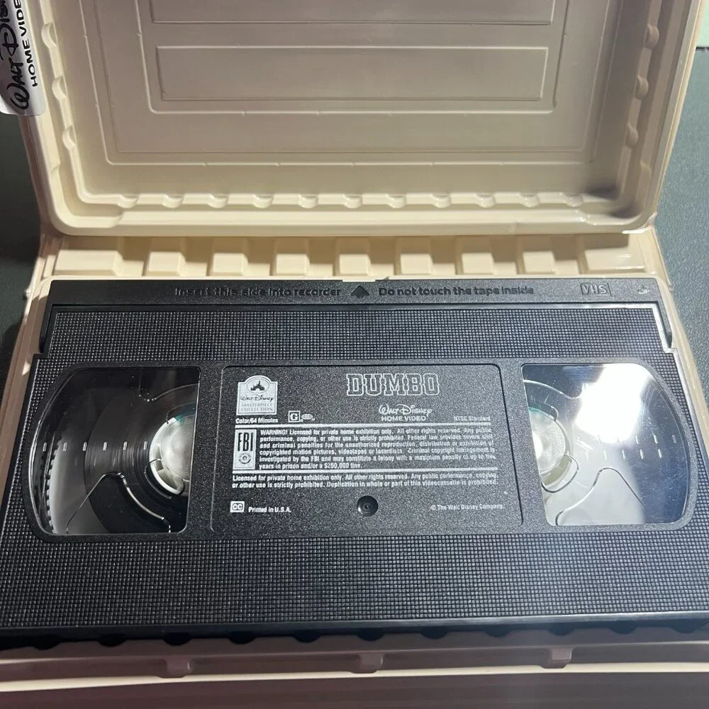 Disney VHS - Dumbo (1995) - Masterpiece Collection - Catalog 024-7